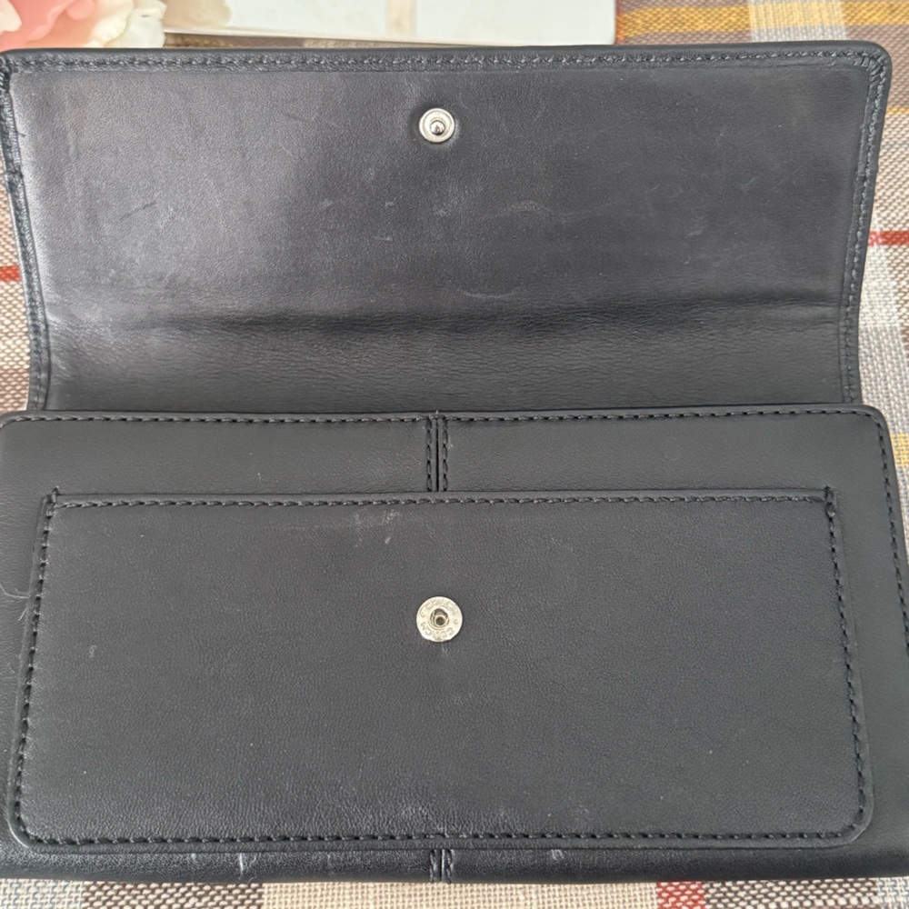 Coach Vintage Soho Leather Pleated Trifold Wallet - Crossbody - Picture 8 of 14